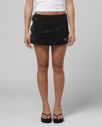 Loiter Women's Buckled Up Skirt Black