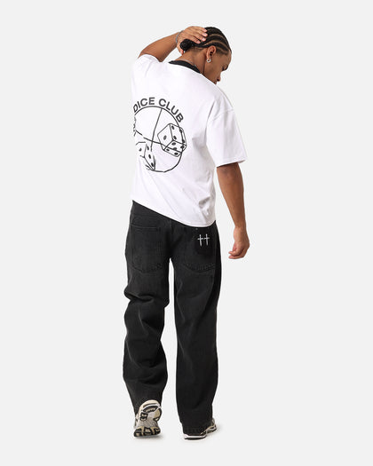 Carre Shootout Oversized Ringer T-Shirt White
