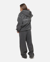 Mitchell & Ness Las Vegas Raiders Star Script Hoodie Washed Black