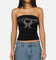 Ed Hardy Women's Butterfly Boob Tube Black