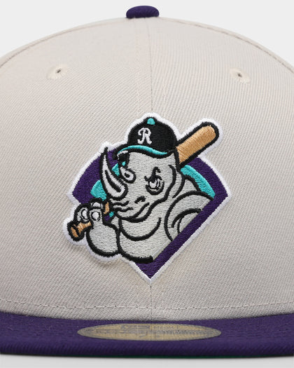 New Era River City Rumblers 'Batter Up' 59FIFTY Fitted Stone