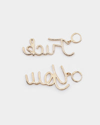 Raising Hell Women's FK Earrings Gold