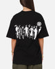 S Double People Stripe T-Shirt Black