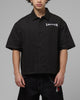 Loiter Work Wear Button Up Shirt Black