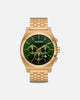 Nixon Time Teller Chrono Watch Gold/Green