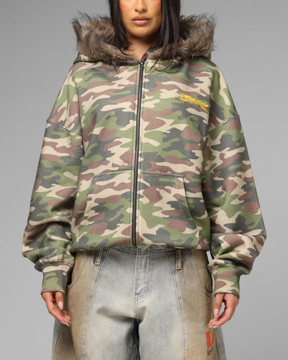 Loiter Purity Zip Hoodie Camo