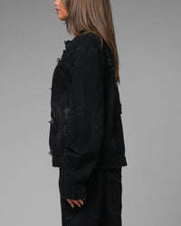 Loiter Thrasher Jacket Washed Black