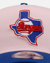 New Era Texas Rangers 'Pink Crown' 9FORTY A-Frame Snapback Pink