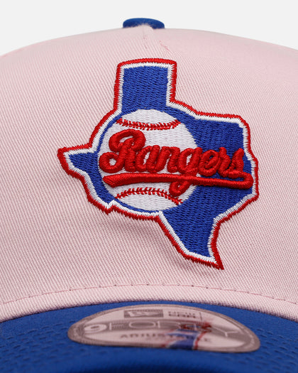 New Era Texas Rangers 'Pink Crown' 9FORTY A-Frame Snapback Pink