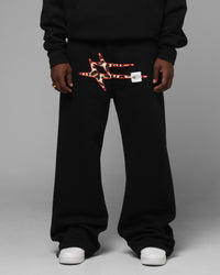 Loiter Hybrid Sweatpants Black/Leopard