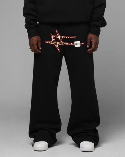 Loiter Hybrid Sweatpants Black/Leopard