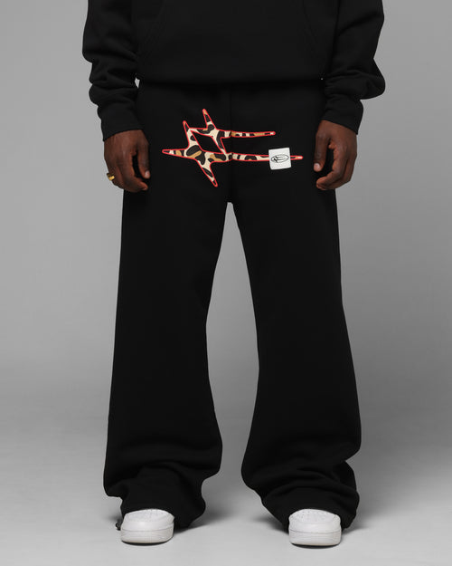 Loiter Hybrid Sweatpants Black/Leopard