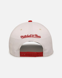 Mitchell & Ness San Francisco 49ers 'Go Team Go' MVP Snapback Off White/Red