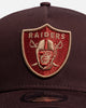 New Era Las Vegas Raiders 'Choc Cherry' 9FORTY A-Frame Snapback Dark Brown