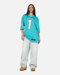 Nike Miami Dolphins Tua Tagovailoa #1 Home Game NFL Jersey  Turbo Green