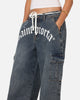 Saint Morta Gothic Denim Cargo Pants Dirty Denim