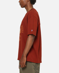 Champion Heritage Flocked Graphic T-Shirt Sumac