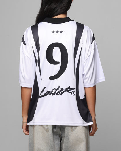 Loiter United Football Jersey White/Black