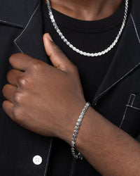 Saint Morta Infinity Chain White Gold