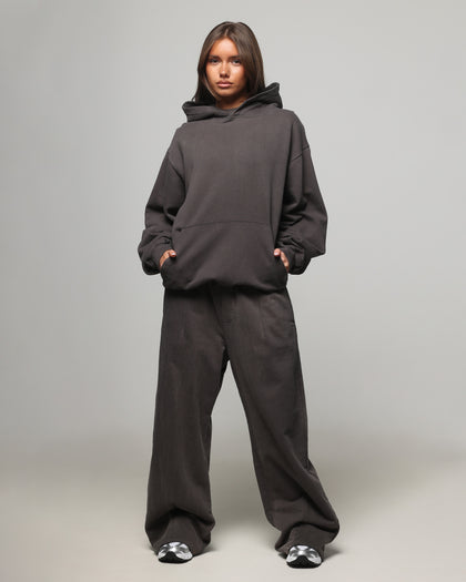 American Thrift Wide Leg Pants Washed Charcoal