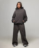 American Thrift Wide Leg Pants Washed Charcoal
