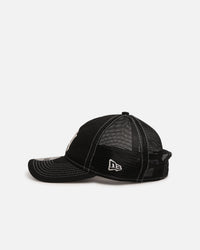 New Era New York Yankees 'Contrast Chrome' 9TWENTY Casual Trucker Strapback Black