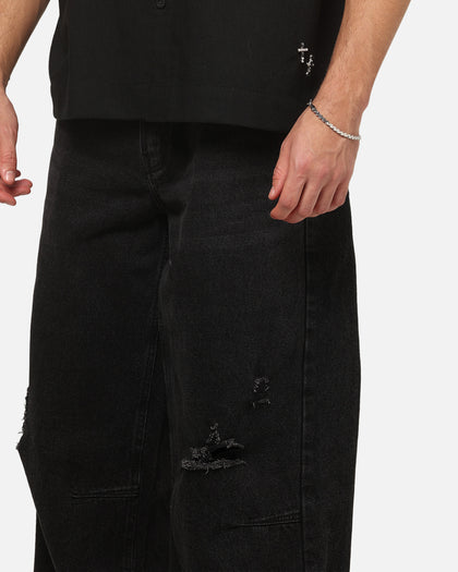 Saint Morta Amplus Divinity Jeans Worn Black