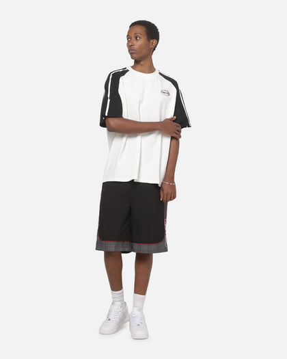 Carre Raglan Stripe T-Shirt White