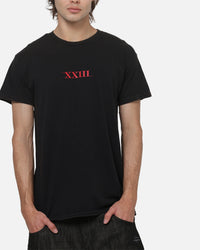 XXIII Rose T-Shirt Black/Red