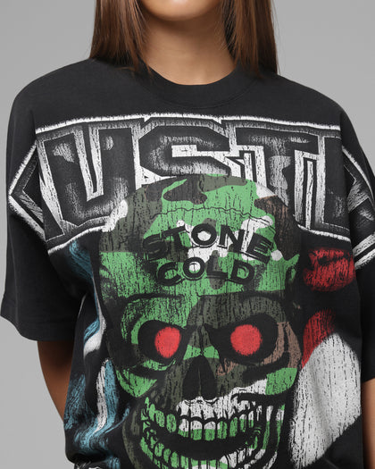 Loiter X WWE Stone Cold Vintage T-Shirt Vintage Black