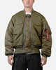 Alpha Industries MA-1 Mixed Cotton Jacket Green