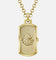 Guess Mainline Kane Glitz Lion Gold Necklace Gold