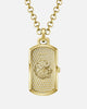 Guess Mainline Kane Glitz Lion Gold Necklace Gold