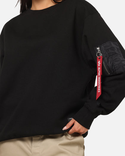 Alpha Industries Utility Pocket Crewneck Black