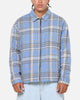 Saint Morta Plaid Zip Jacket Blue