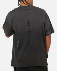 Saint Morta Athltc R3 Boxy T-Shirt Washed Black