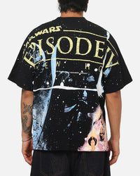 73Studio Star Wars '77 A New Hope All Print T-Shirt Black