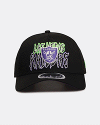 New Era Las Vegas Raiders 'Spooky Script' 9FORTY A-Frame Snapback Black/Green/Purple