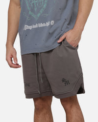 Saint Morta ATH-LTC Fleece Shorts Washed Charcoal
