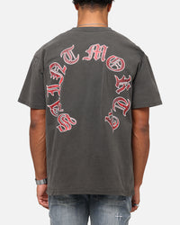 Saint Morta Worldwide Boxy T-Shirt Black Wash