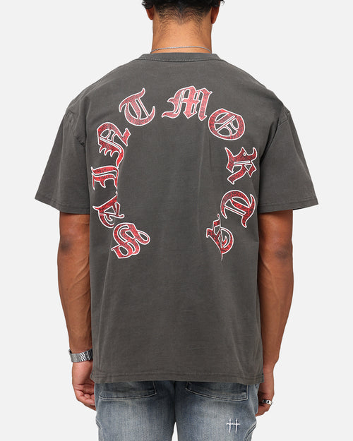 Saint Morta Worldwide Boxy T-Shirt Black Wash