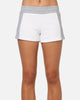 Ed Hardy Women's Fleece Shorts White/Grey