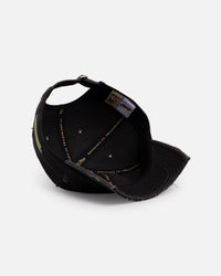 Mitchell & Ness Chicago Bulls 'Cut Brim' Dad Fit Strapback Black