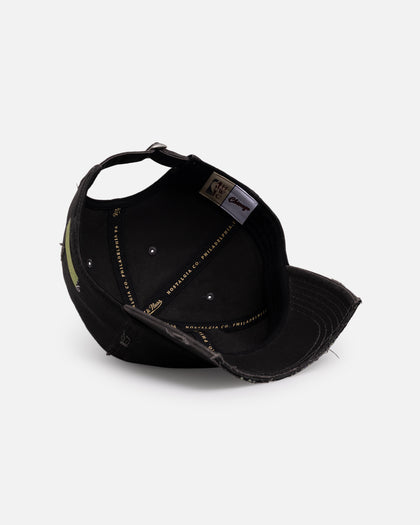 Mitchell & Ness Chicago Bulls 'Cut Brim' Dad Fit Strapback Black