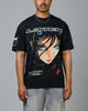 Loiter Project Dark Vintage T-Shirt Black Acidwash