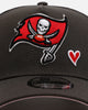 New Era Tampa Bay Buccaneers 'Team Color Hearts' 9FORTY A-Frame Snapback Official Team Color