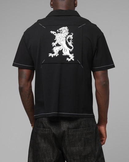 Loiter Unity Polo T-Shirt Black