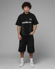 Loiter Cyber Polo T-Shirt Black
