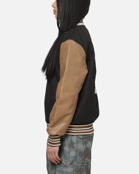 Carre x Disney M&F Varsity Jacket Washed Black