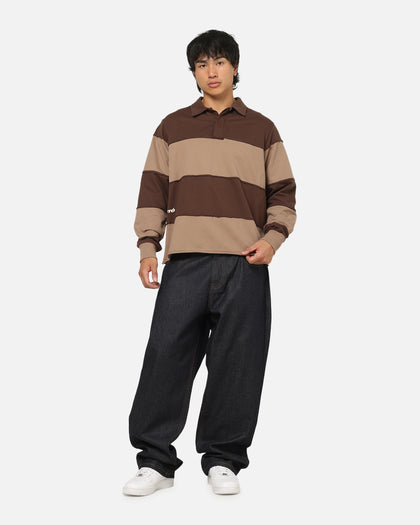 Carre Off Grid Rugby Shirt Brown